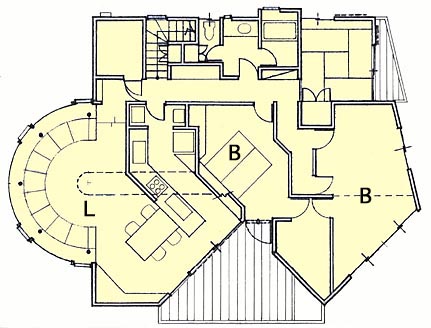 医院併用住宅平面プラン（間取り図）02−2