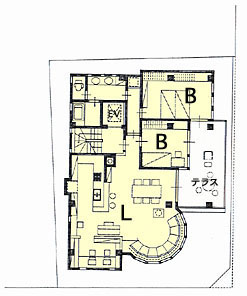 二世帯住宅設計　間取り図　（平面プラン）　06−3　東京
