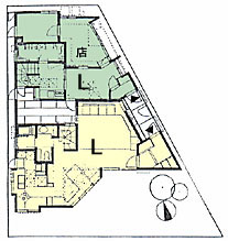 二世帯住宅設計　間取り図　（平面プラン）　09−1　東京
